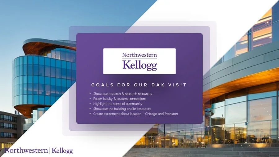 Northwestern Kellogg deck