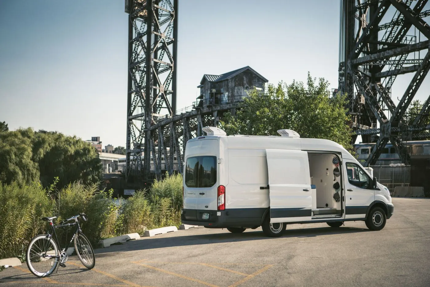The van