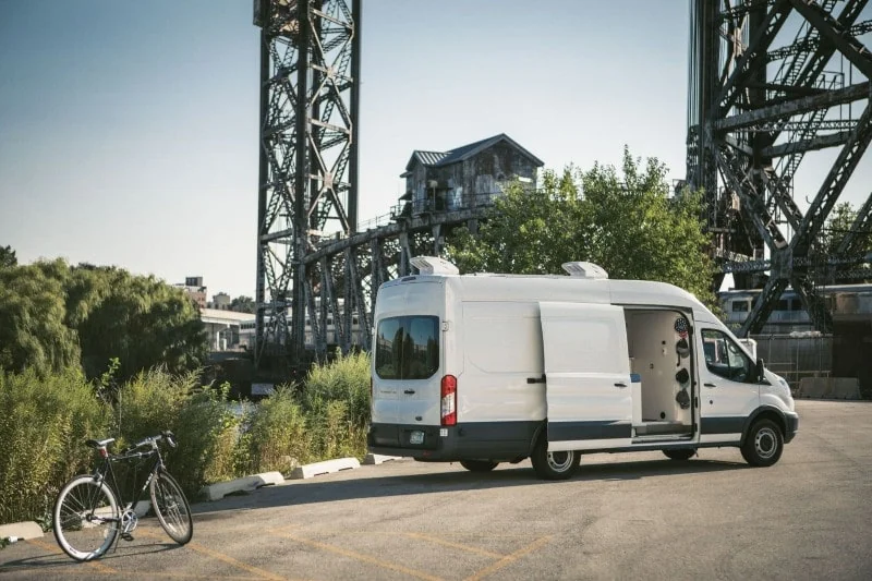 The van